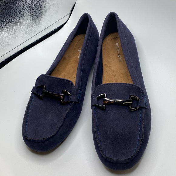 Easy Spirit Semarklie Bit Loafer (Women) Navy Blue 8W - Picture 4 of 9
